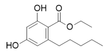 2,4-二羟基,6-戊烷基苯甲酸乙酯 38862-65-6