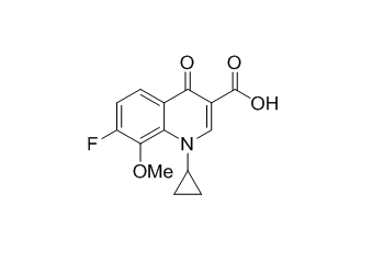 1-环丙基-7-氟-8-甲氧基-4-氧代-1,4-二氢喹啉-3-甲酸 221221-16-5
